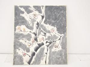 作家物「梅」図　色紙